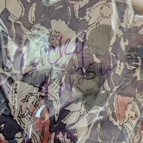 Lucky Boho Floral Blouse Sz Medium - Picture 13 of 13